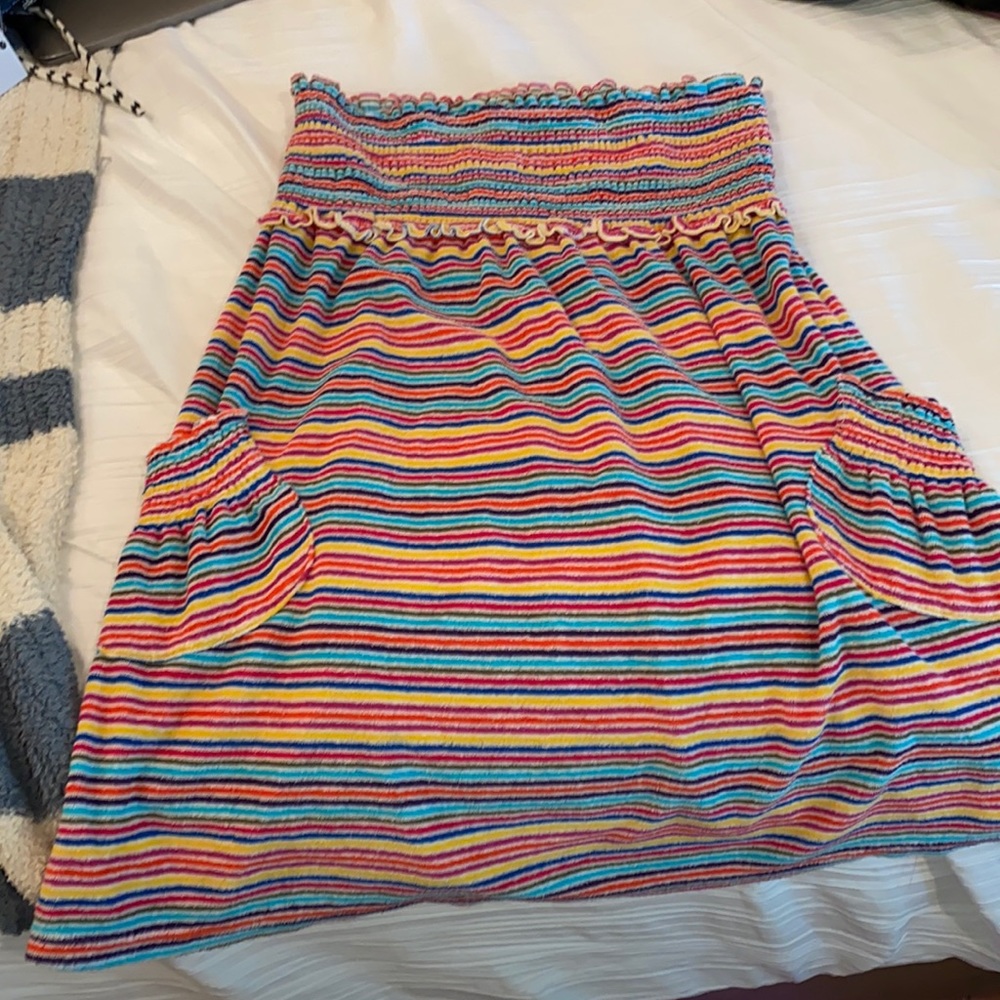 Colorful swimsuit cover dress